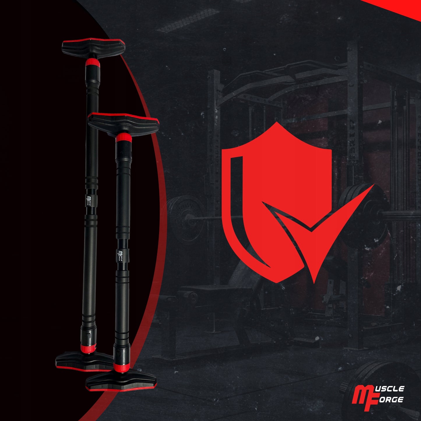 Reguliuojamas platus prisitraukimų strypas durims, 96-135 cm