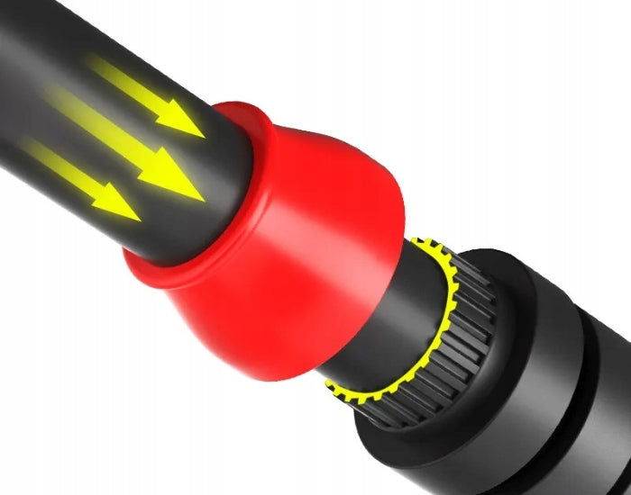 Sustiprintas prispaudžiamas strypas traukimams ir pratimams, 70-90 cm, tvirtas, juodas