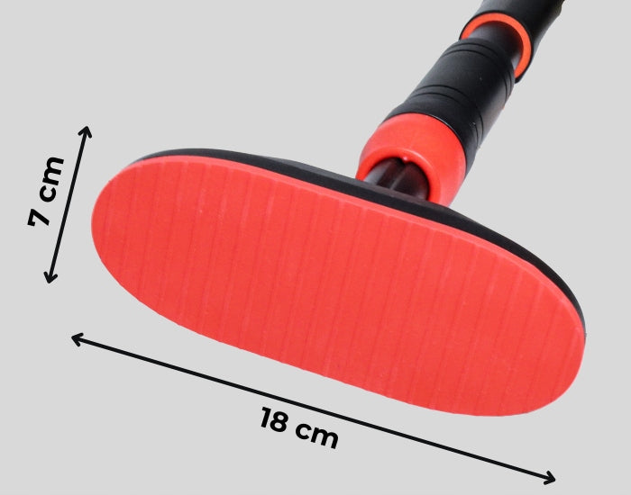 Sustiprintas prispaudžiamas strypas traukimams ir pratimams, 70-90 cm, tvirtas, juodas