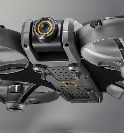 Dronas su valdikliu LCD, 2 kameromis, belaidžiu varikliu, žaislas, 145 g, Wi-Fi, 3 akumuliatoriai