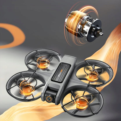 Dronas su valdikliu LCD, 2 kameromis, belaidžiu varikliu, žaislas, 145 g, Wi-Fi, 3 akumuliatoriai