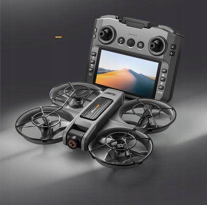 Dronas su valdikliu LCD, 2 kameromis, belaidžiu varikliu, žaislas, 145 g, Wi-Fi, 3 akumuliatoriai