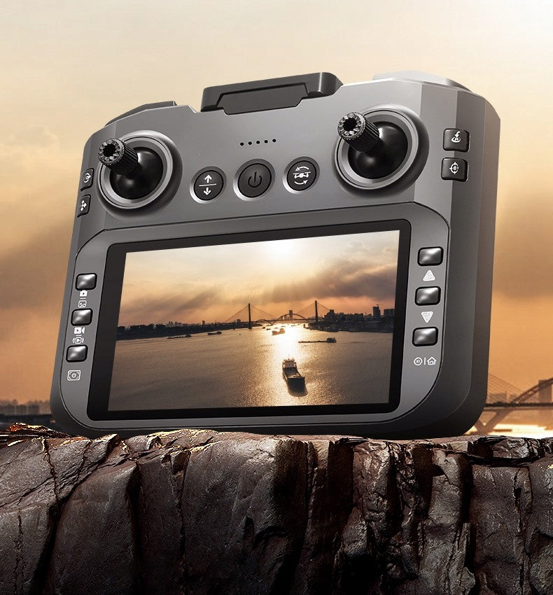 Dronas su valdikliu LCD, 2 kameromis, belaidžiu varikliu, žaislas, 145 g, Wi-Fi, 3 akumuliatoriai