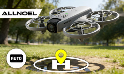 DRONŲ VALDIKLIS SU LCD 2 KAMEROMIS BEŠEPETĖLINIU VARIKLIU 125G WIFI 3x AKUMULIATORIAI ŽAISLAS