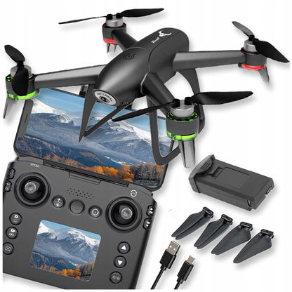 DRONAS SU HD KAMERA MINI COMBO FLY MORE VALDIKLIS LCD PRO WIFI 20 MIN SKRYDŽIO HDR