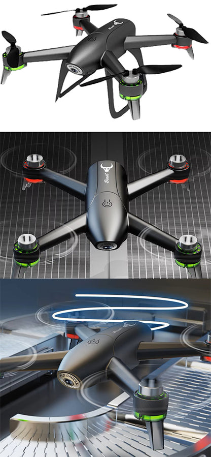 DRONAS SU HD KAMERA MINI COMBO FLY MORE VALDIKLIS LCD PRO WIFI 20 MIN SKRYDŽIO HDR