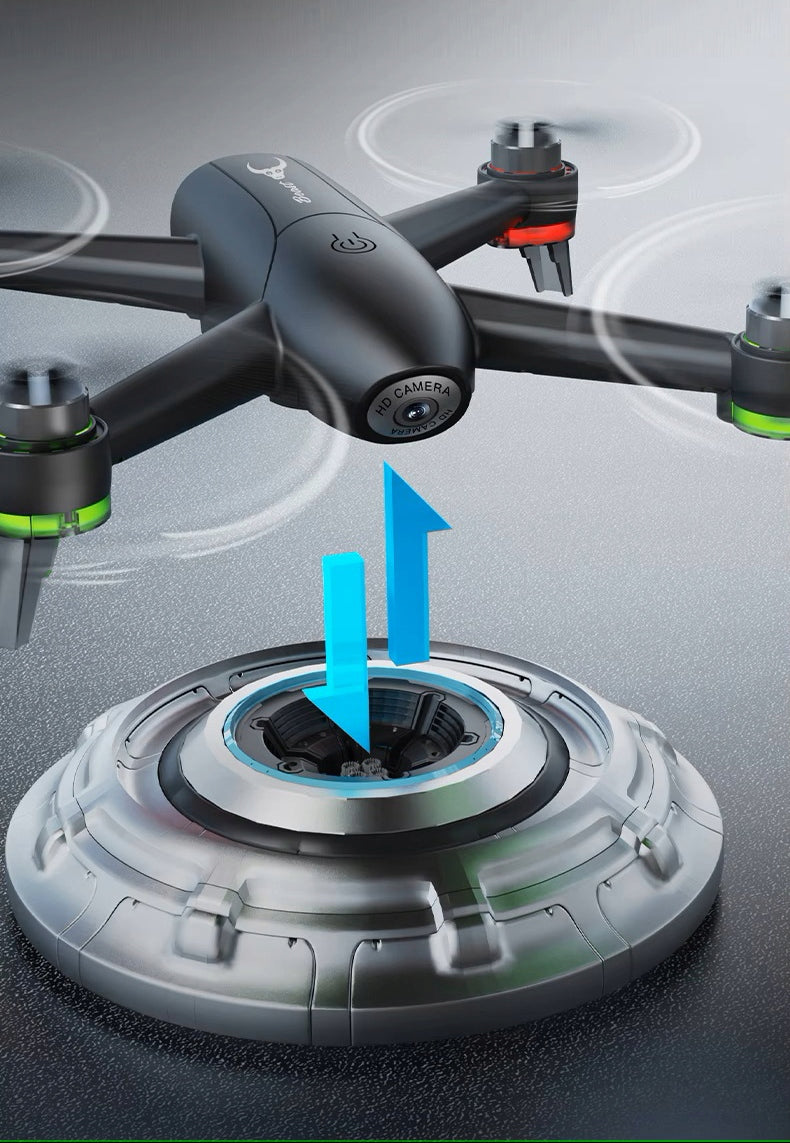 DRONAS SU HD KAMERA MINI COMBO FLY MORE VALDIKLIS LCD PRO WIFI 20 MIN SKRYDŽIO HDR