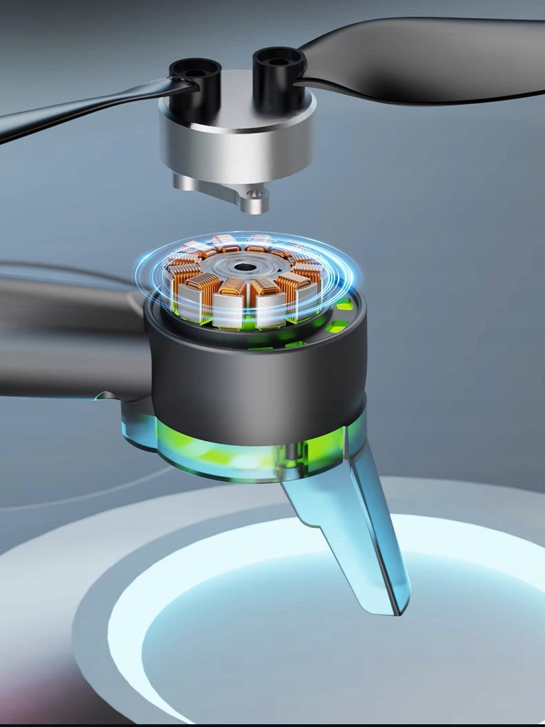 DRONAS SU HD KAMERA MINI COMBO FLY MORE VALDIKLIS LCD PRO WIFI 20 MIN SKRYDŽIO HDR