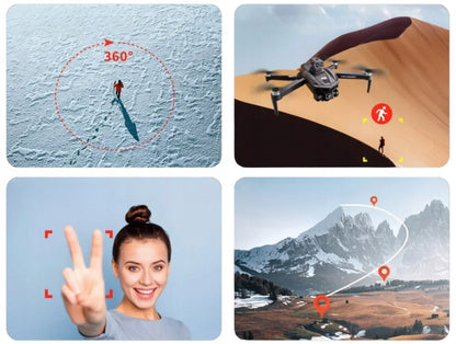 Dronas su WIFI 5G GPS kamera, valdomas programėle, žaislas, 3000m atstumas