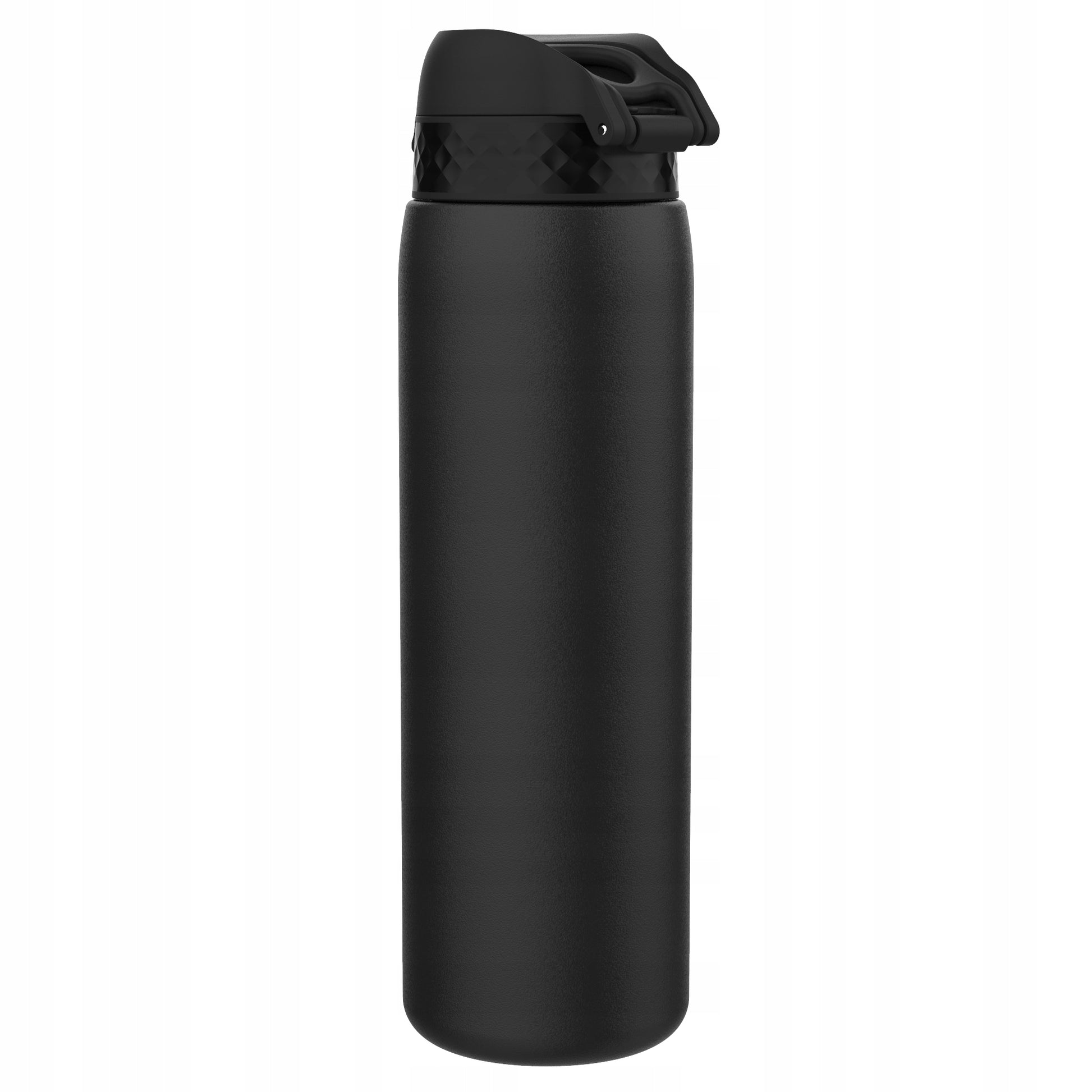 Didelė juoda elegantiška metalinė nerūdijančio plieno gertuvė 1,2 L ION8