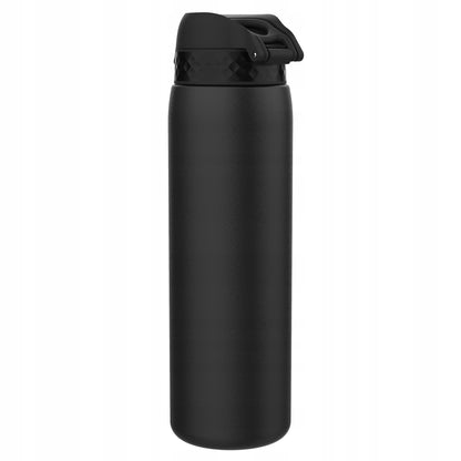 Didelė juoda elegantiška metalinė nerūdijančio plieno gertuvė 1,2 L ION8