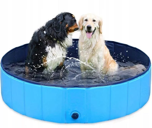 DIDELĖ ŠUNŲ, GYVŪNŲ, VAIKŲ SODO BASEINAS 160cm XXXL SULANKSTOMAS, TVIRTAS