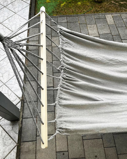 Didelis dvivietis sodo hamakas – boho, braziliškas XL