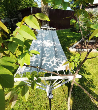 Didelis dvivietis sodo hamakas – boho, braziliškas XL