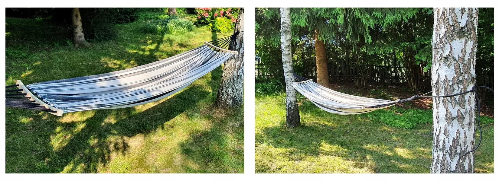 DIDELIU dviejų asmenų sodo hamakas, tvirtas + dėklas