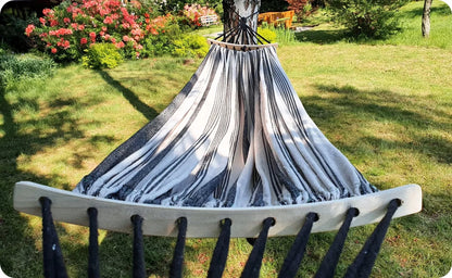 DIDELIU dviejų asmenų sodo hamakas, tvirtas + dėklas