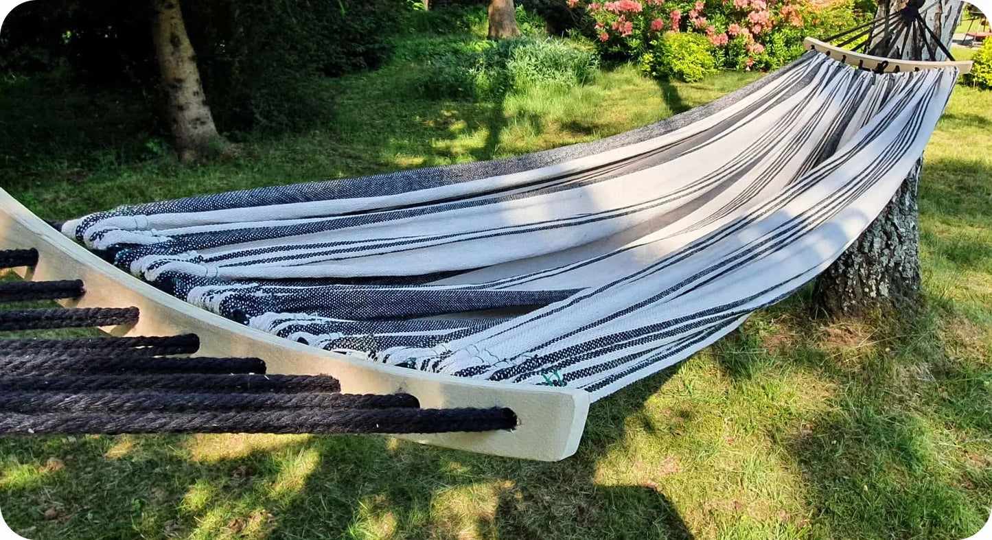 DIDELIU dviejų asmenų sodo hamakas, tvirtas + dėklas