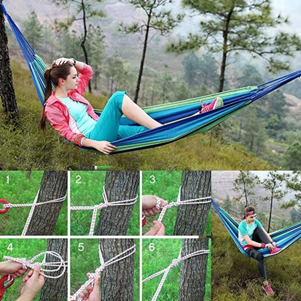 DIDELĖ SODO HAMAKAS SVYPUOKLĖ STIPRUS SUPYNĖ GULTUVAS 220x80 1asm. XXL DĖKLAS