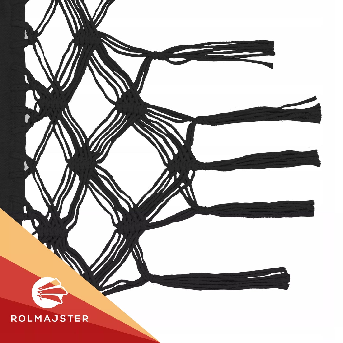 Didelis Sodo Hamakas BOHO Kutai Kelioninis Hamakas Balkonui JUODAS