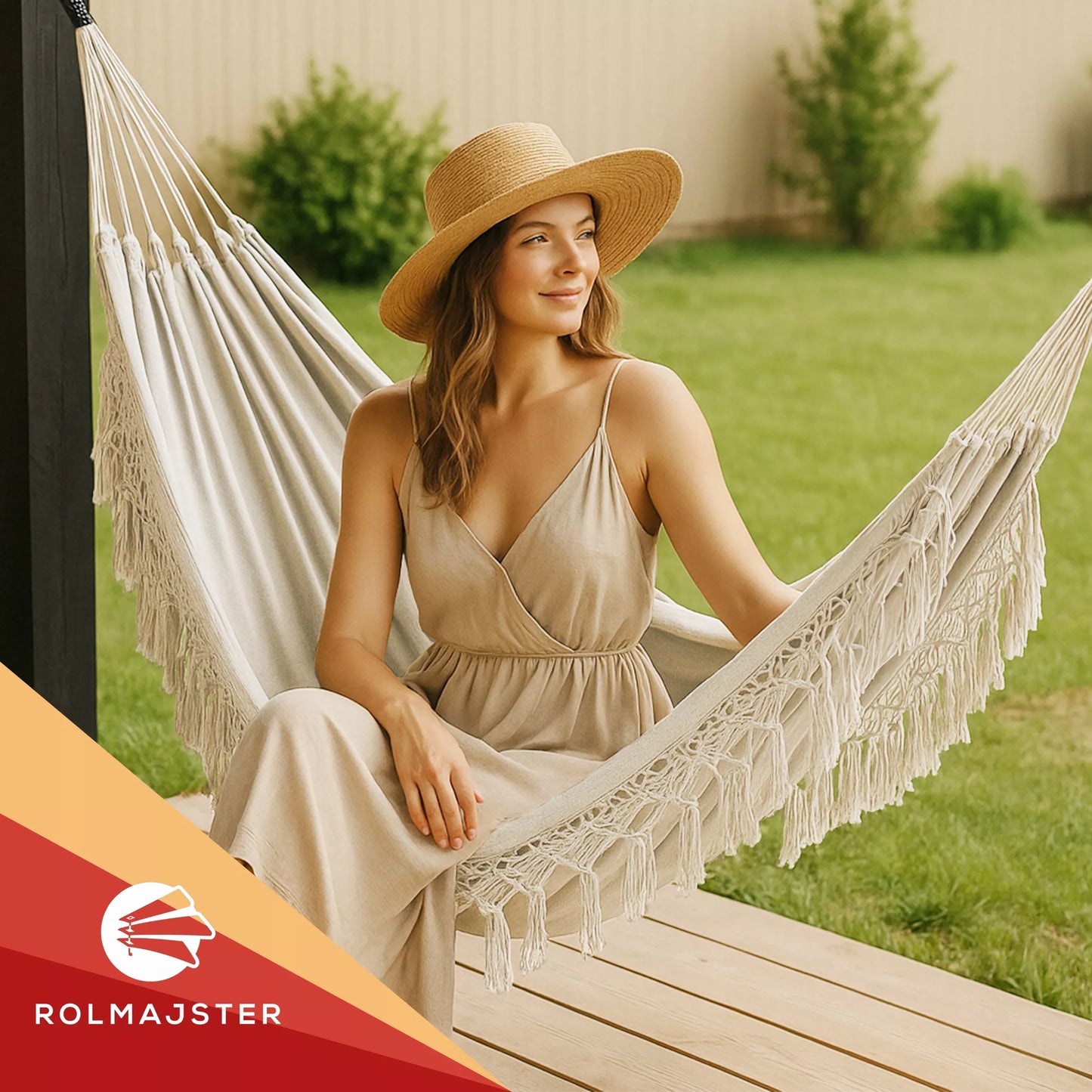 Didelis hamakas sodui ir balkonui