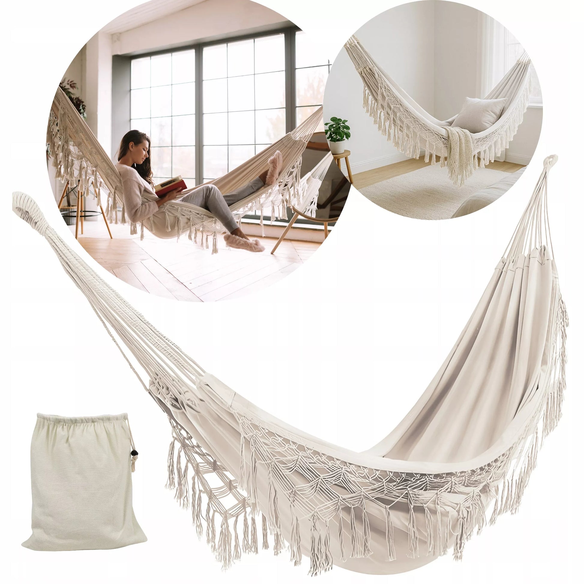 Didelis hamakas sodui ir balkonui