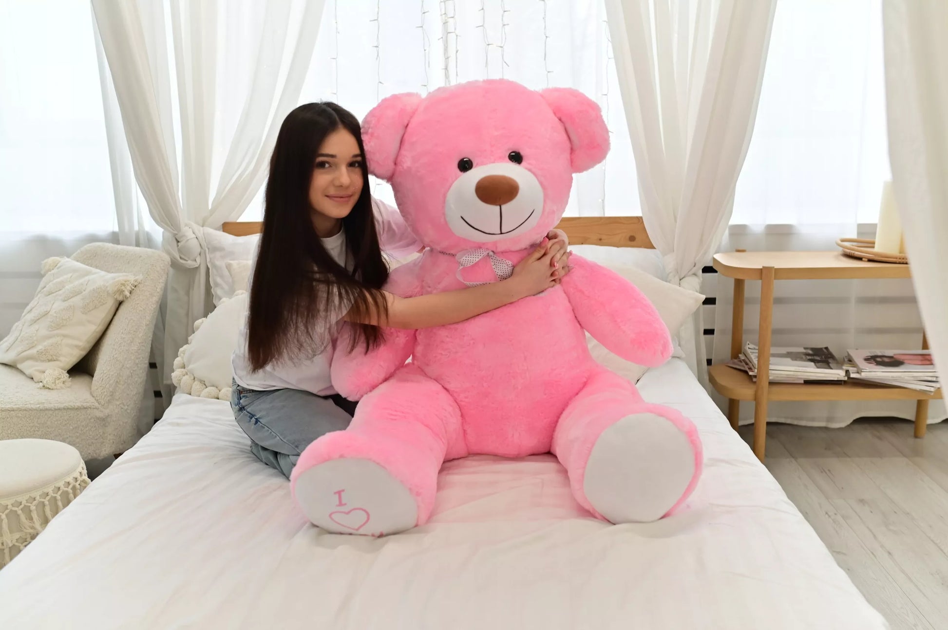 Didelis pliušinis meškinas 160cm. Milžiniškas pliušinis žaislas