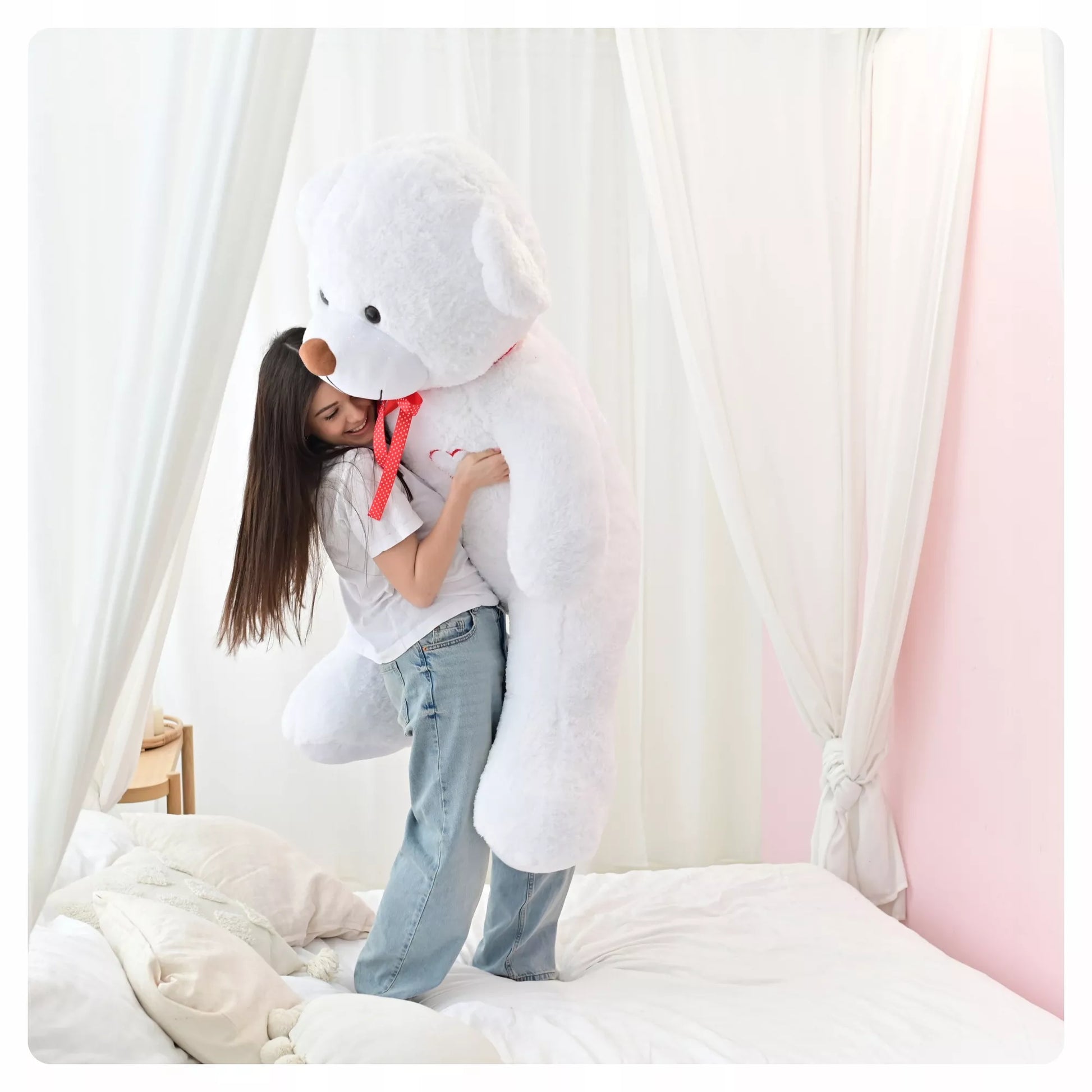 Didelis pliušinis meškinas 190 cm – didelis pliušinis žaislas, milžiniškas