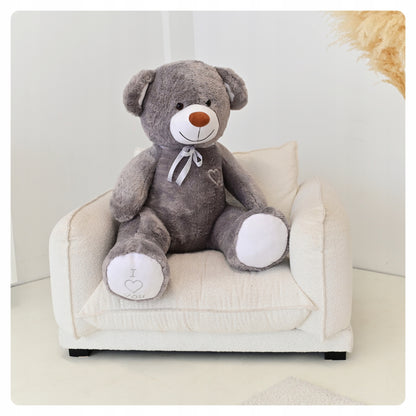 LABAI DIDELIS PLIUŠINIS MEŠKUTIS 160cm. MILŽINIŠKAS ŽAISLAS - PILKAS