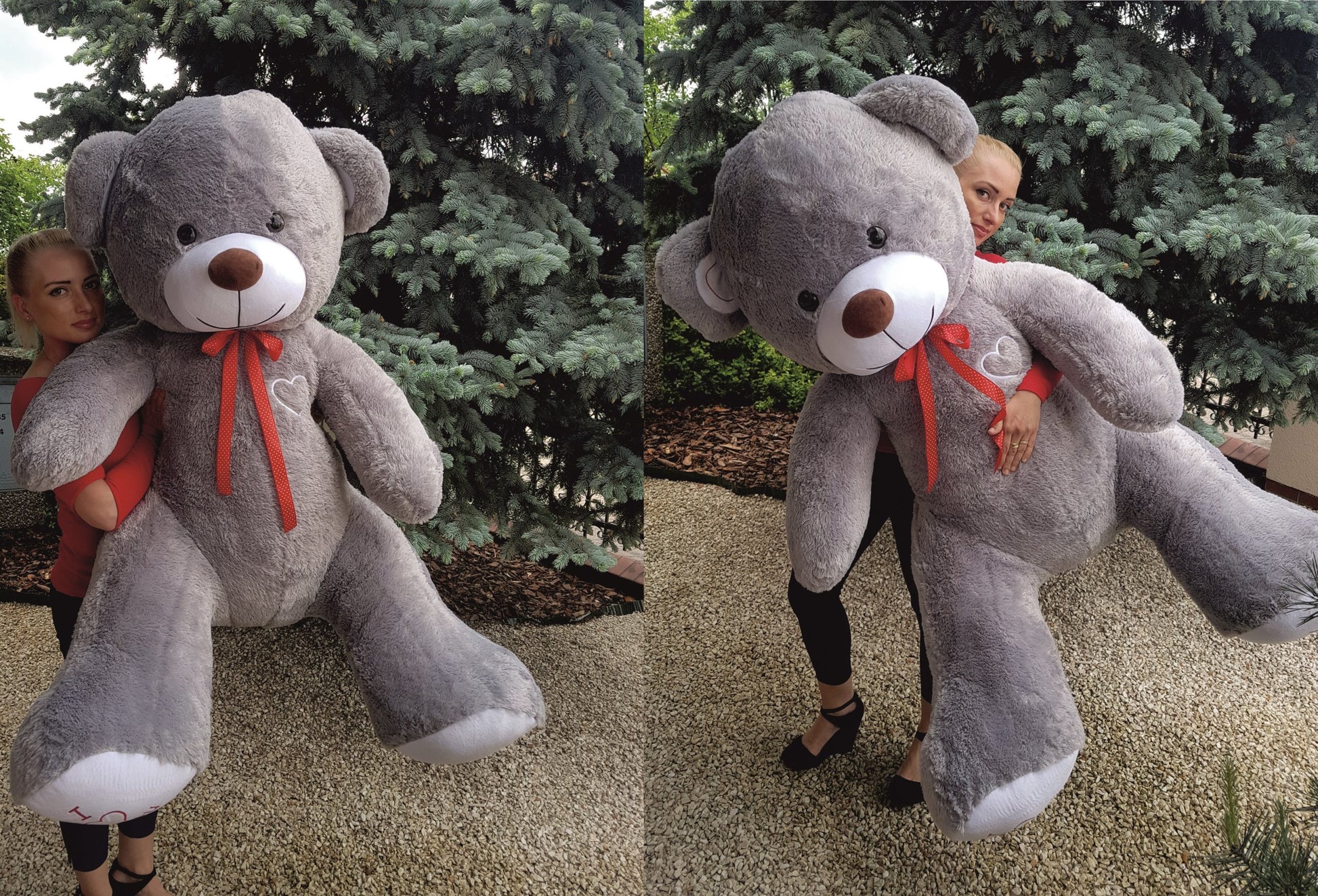 DIDELIS PLIUŠINIS MEŠKINAS TALISMANAS 190cm DIDŽIULIS PLIUŠINIS ŽAISLAS MILŽINAS