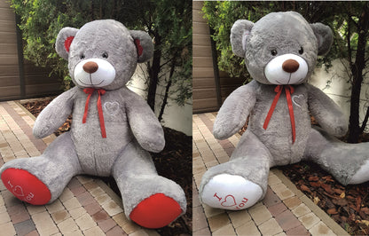 DIDELIS PLIUŠINIS MEŠKINAS TALISMANAS 190cm DIDŽIULIS PLIUŠINIS ŽAISLAS MILŽINAS