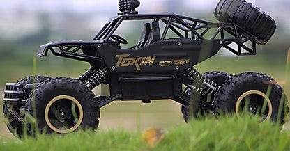 Didelis nuotoliniu būdu valdomas automobilis RC metalinis visureigis 4x4 pavara 1:12 su valdymo pulteliu