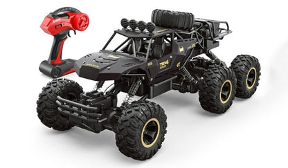 DIDELIS NUOTOLINIU BŪDU VALDOMAS AUTOMOBILIS RC METALINIS VISUREIGIS 6X4 PAVARA 1:12 PILOTAS