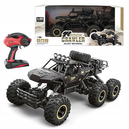 DIDELIS NUOTOLINIU BŪDU VALDOMAS AUTOMOBILIS RC METALINIS VISUREIGIS 6X4 PAVARA 1:12 PILOTAS