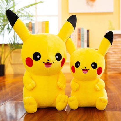 Didelis pliušinis meškinas Pikachu, minkštas žaislas, milžinas 50cm, Pokemonai