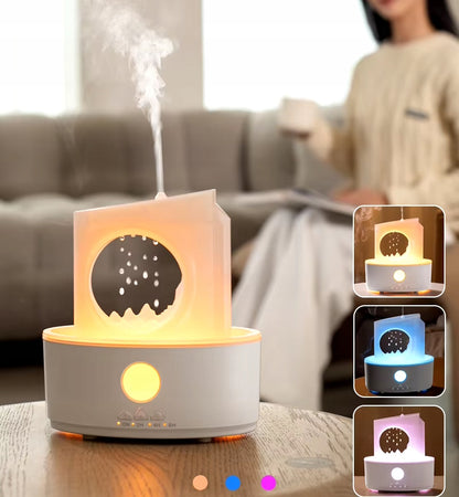 Difuzorius Drėkintuvas Aromaterapija Zen Lávos Efektas Lempa Dovana