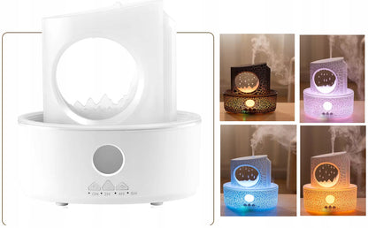 Difuzorius Drėkintuvas Aromaterapija Zen Lávos Efektas Lempa Dovana