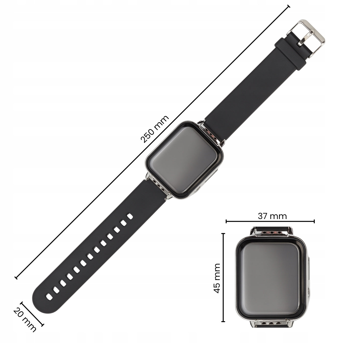 Skaitmeninis diktofonas laikrodyje, šnipo mini pasiklausymo įrenginys, paslėptas, 16GB, išmanusis