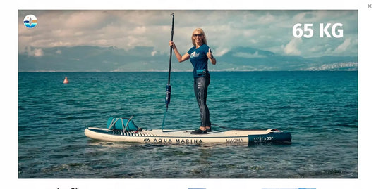 SUP lenta Aqua Marina Magma 11´2" X33"X6" BT-23MAP Earth Wave