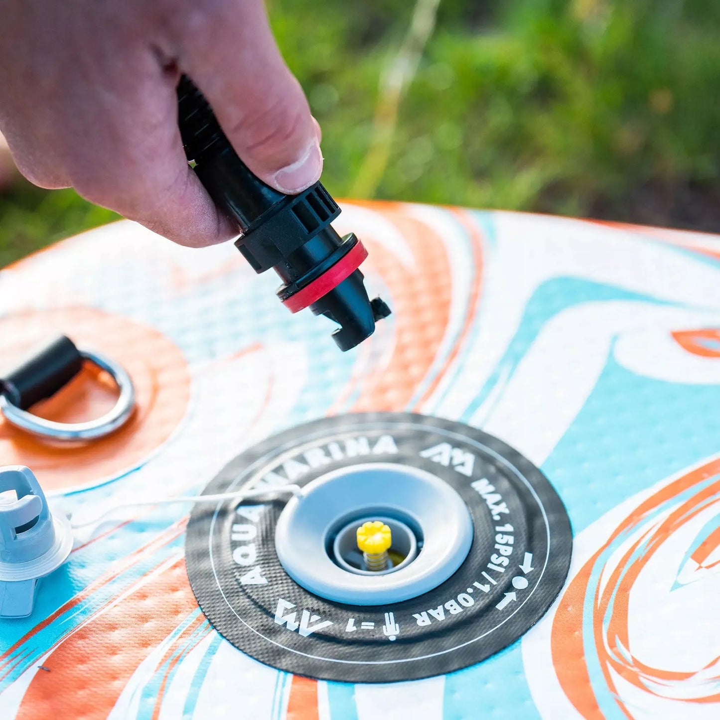 Pripučiama irklentė Aqua Marina Pure Air Coast 330 cm Minicombo su plūdurėliu