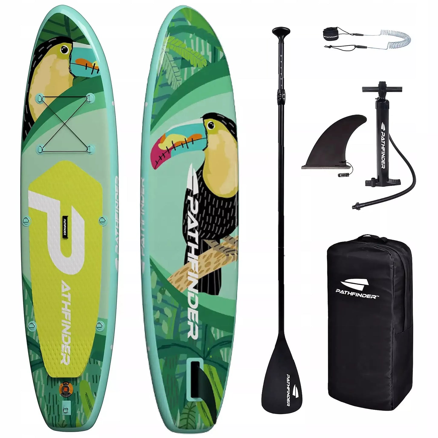 Pripučiama SUP lenta PATHFINDER Toucan Leaf 10'2'' 310 cm