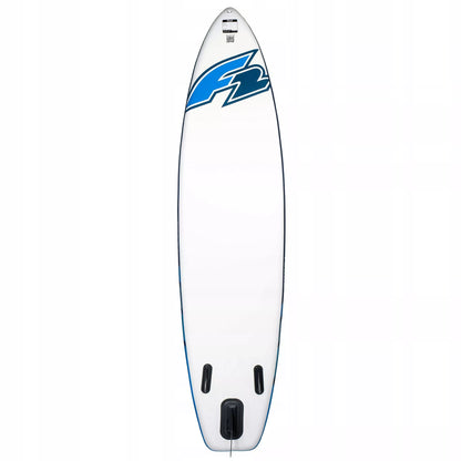 Pripučiama SUP lenta F2 Axxis 12'2" Light Blue Combo Irklas 2in1 Sėdynė