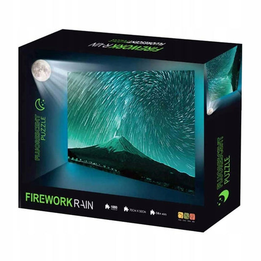 Fejerverkų lietus Fluorescencinė dėlionė 1000 vnt. suaugusiems