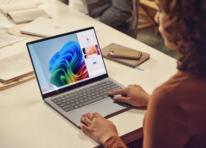 HP OmniBook X14 2,2K jutiklinis nešiojamas kompiuteris – Snapdragon X Elite, 16 GB RAM, 1 TB SSD, Windows 11