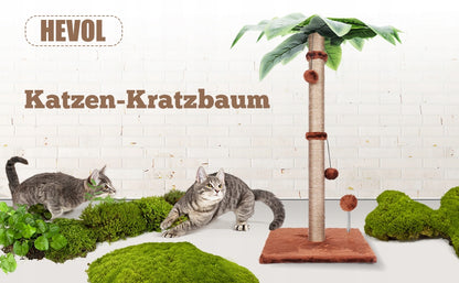 Katės draskyklė palmių stulpelis žaislas