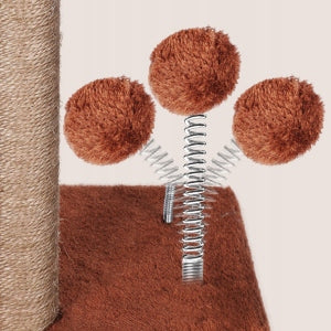 Katės draskyklė palmių stulpelis žaislas