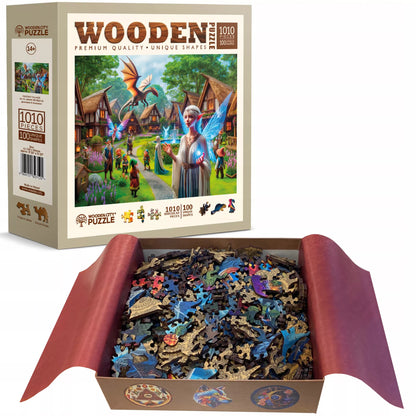 Medinės Dėlionės 1000 Elementų - Fantazijos Kaimas