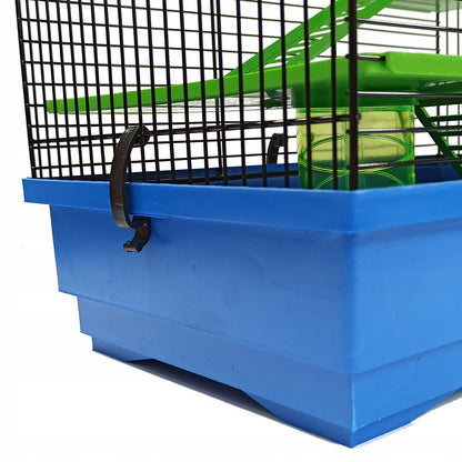 Didelė narvelis žiurkėnui, graužikui – tunelis, kopėtėlės 41x26x40