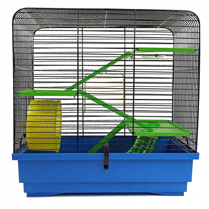 Didelė narvelis žiurkėnui, graužikui – tunelis, kopėtėlės 41x26x40