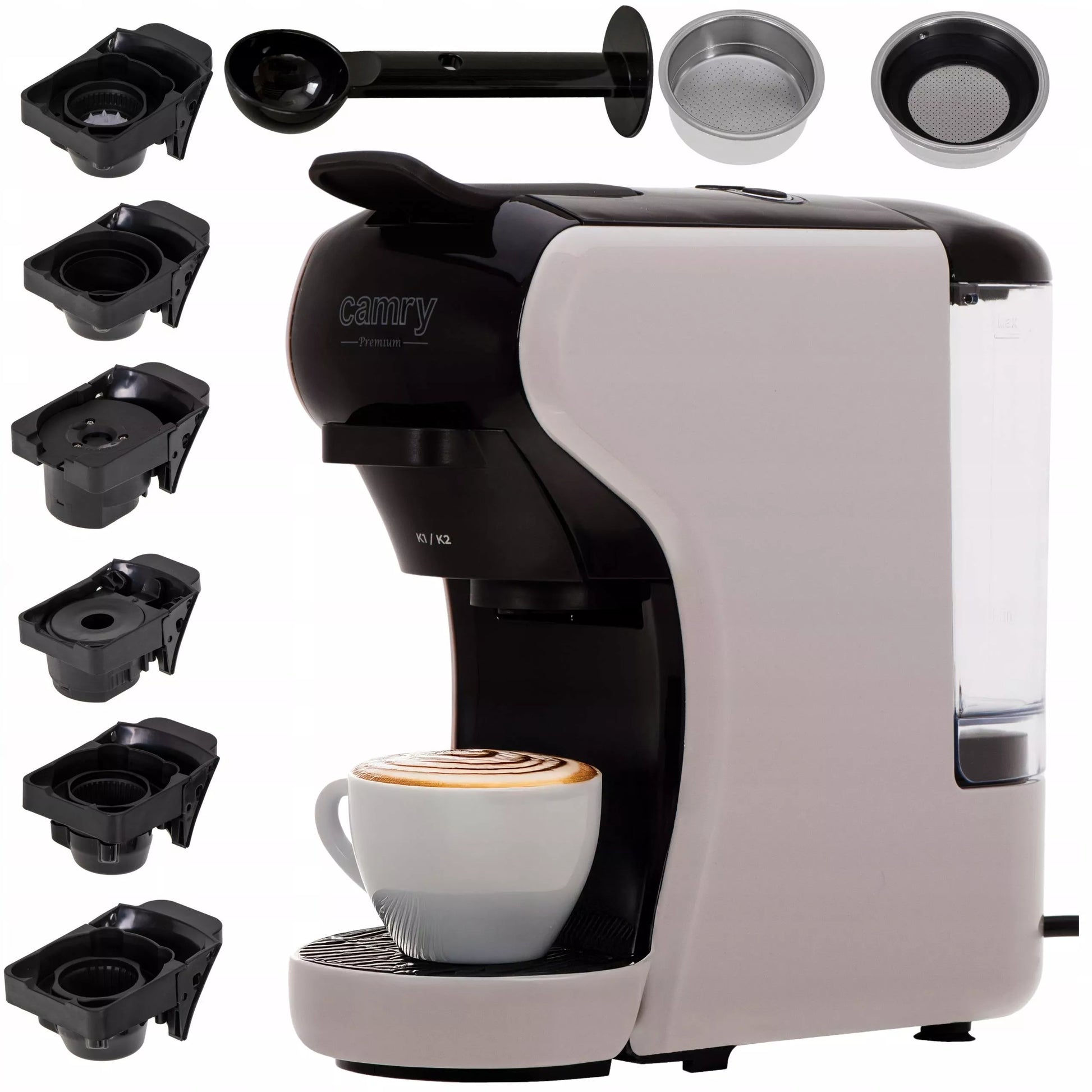 Slėginis kavos aparatas kapsulėms Nespresso Dolce Gusto Tchibo