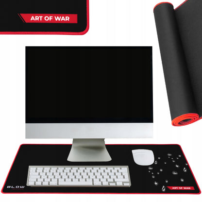 Lanksti kompiuterio pelės kilimėlis ant stalo, 30x78, žaidimams